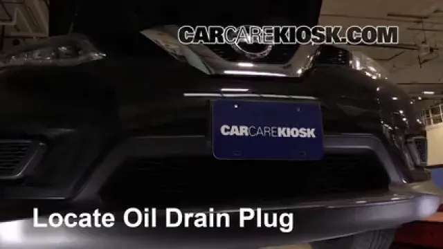 2016 Nissan Rogue S 2.5L 4 Cyl. Aceite Cambiar aceite y filtro de aceite